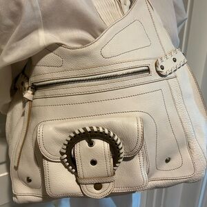 HYPE genuine leather White purse/ handbag